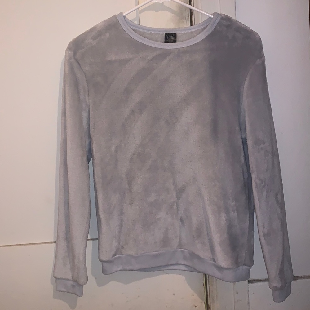 Gray Crew Neck Sweater